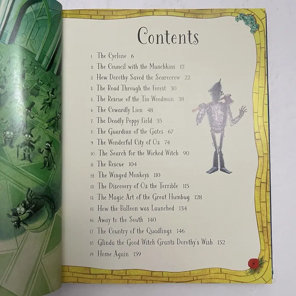 The Wonderful Wizard of Oz Hardcover Childrens Storybook By L Frank Baum